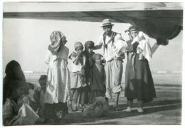 Unidentified family; man, woman, four children