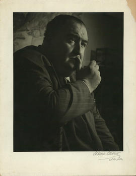 Portrait of Francis L. Sullivan, British film and stage actor