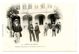 Postcard, "11- Proces de Rennes, General Zurlinden et le General Favre en Civil"