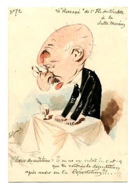 Postcard, "Le "Rescape" de l'Ile du Diable a Salle Mainz"