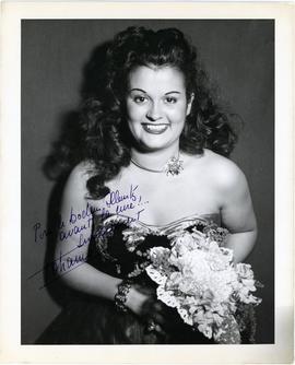 Signed photograph from "Johana"