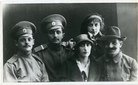 Group photograph, Leon Edelstein first from left.