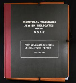 Title page of scrapbook