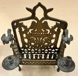 Ornate candelabra (possibly menorah)