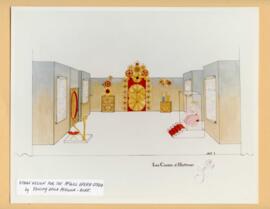 Les Contes d'Hoffman act 1, stage design by Felicity Della Pergola-Blatt 